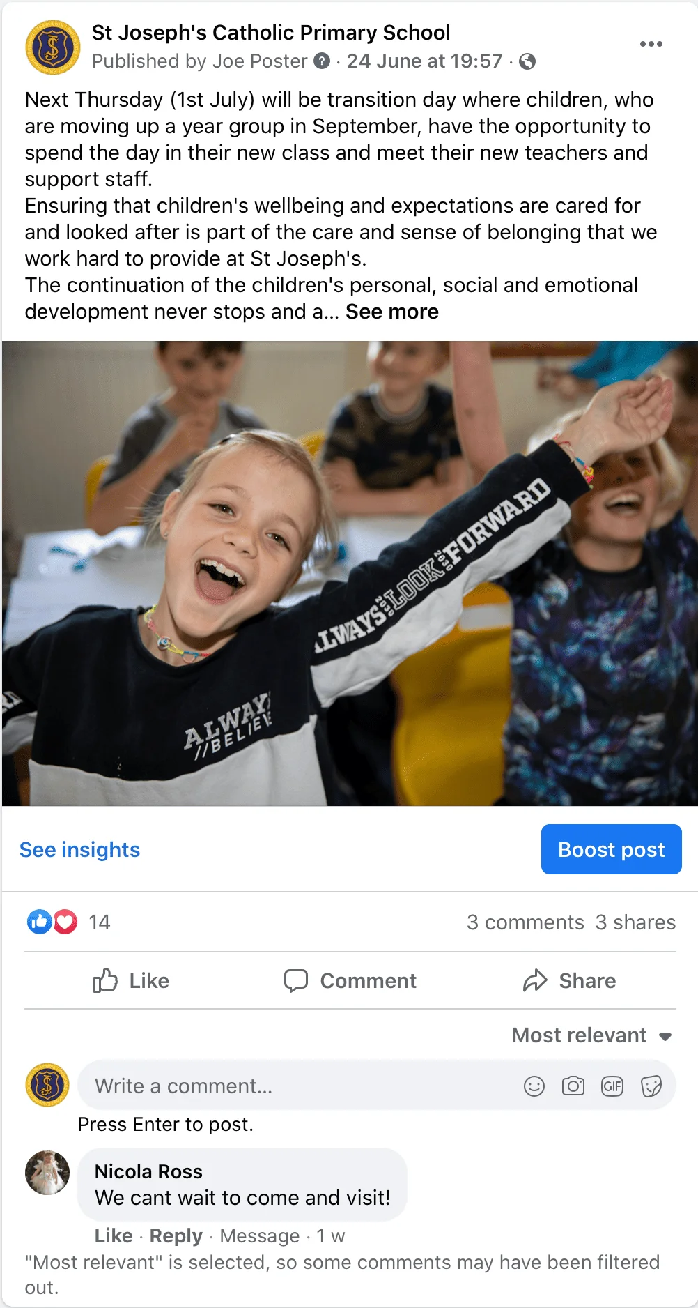 Consistent Posting